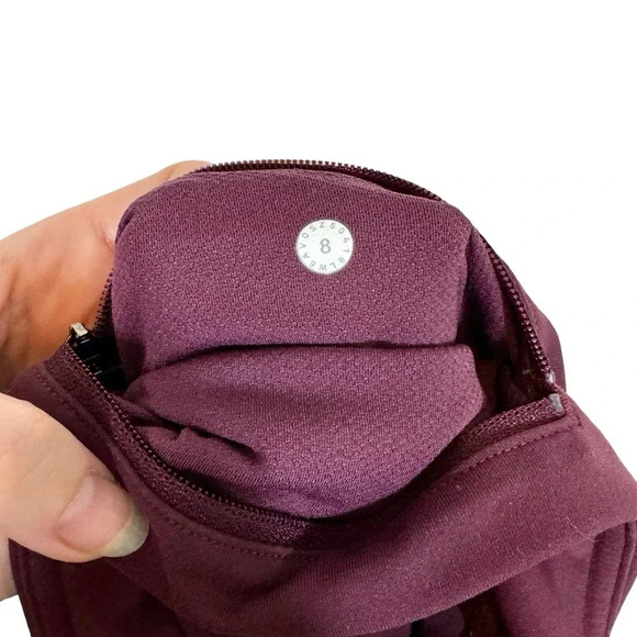 Lululemon Pace Rival Crop *22" Full On Luxtreme in Dark Adobe W6AV0S - Picture 10 of 10